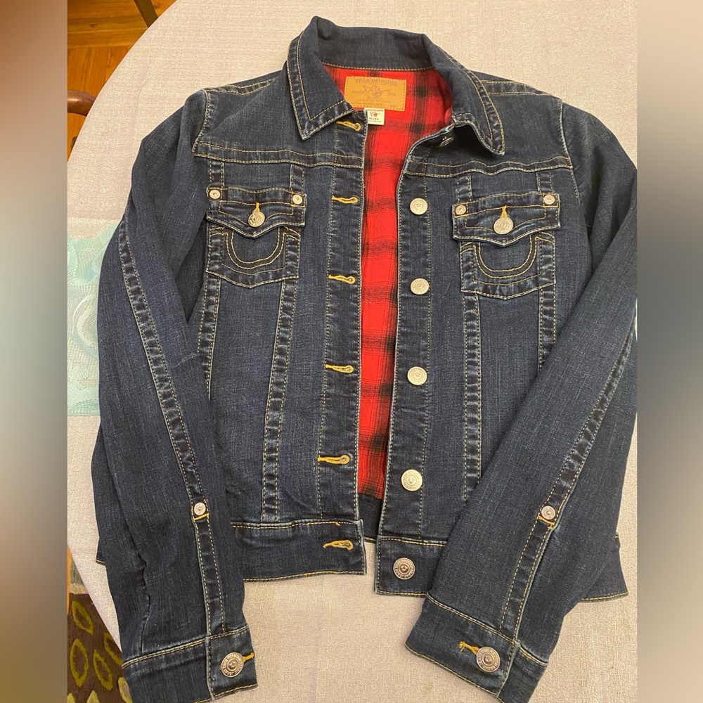 True Religion woman’s jean jacket